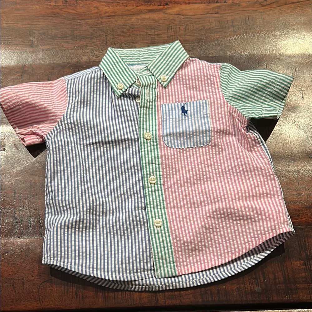 Striped Multicolor Kids Shirt